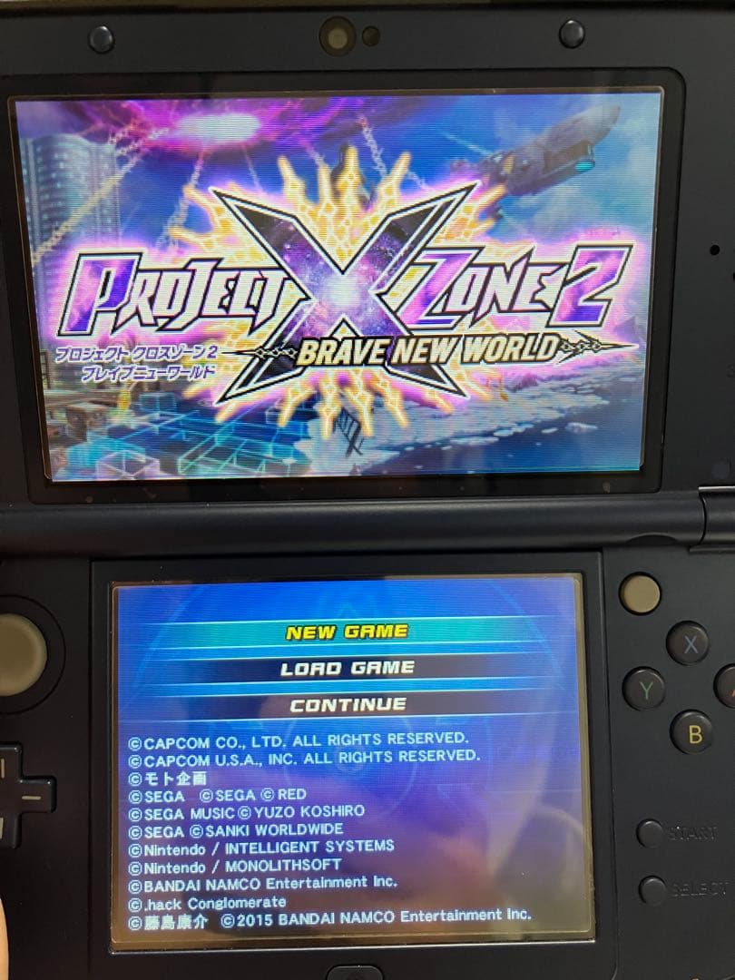 プロジェクトクロスゾーン1 & 2 セット販売　任天堂3DSゲームソフト