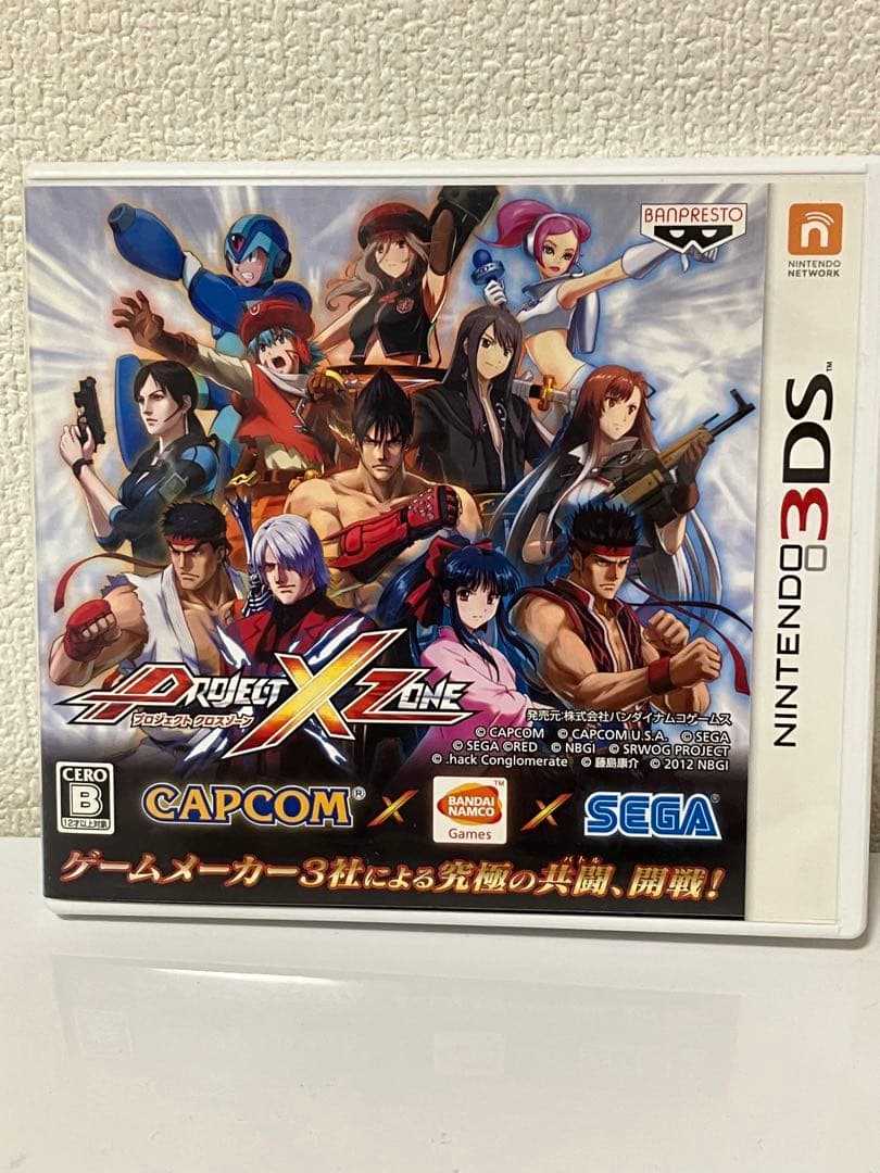 プロジェクトクロスゾーン1 & 2 セット販売　任天堂3DSゲームソフト