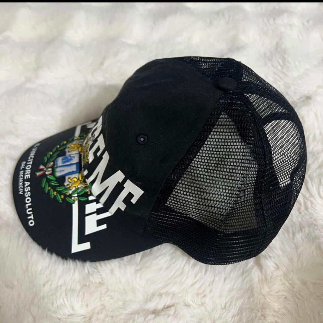ゆ*じ様 Supreme Crest Mesh Back 6-Panel BLA