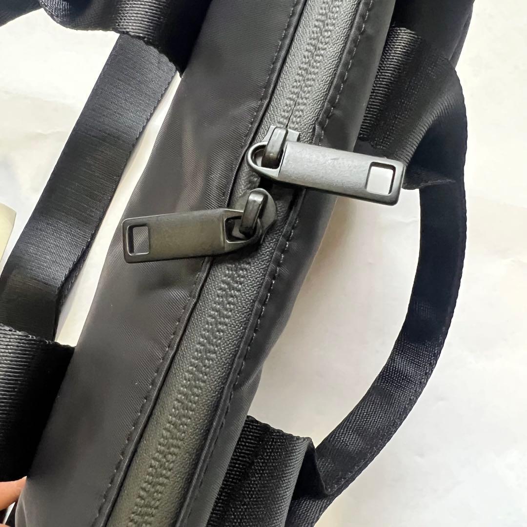 【新品未使用】MUJI Labo 再生ナイロンミニボストンバッグ 黒