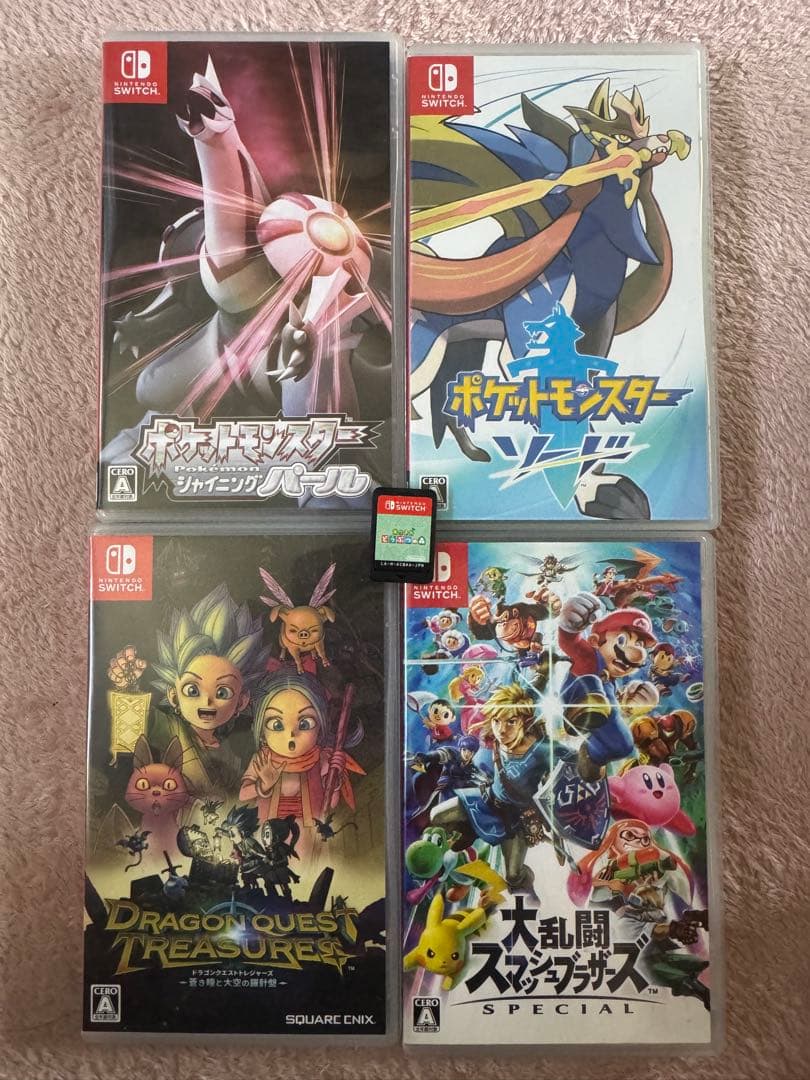 Nintendo Switch 本体 + ゲーム5本セット