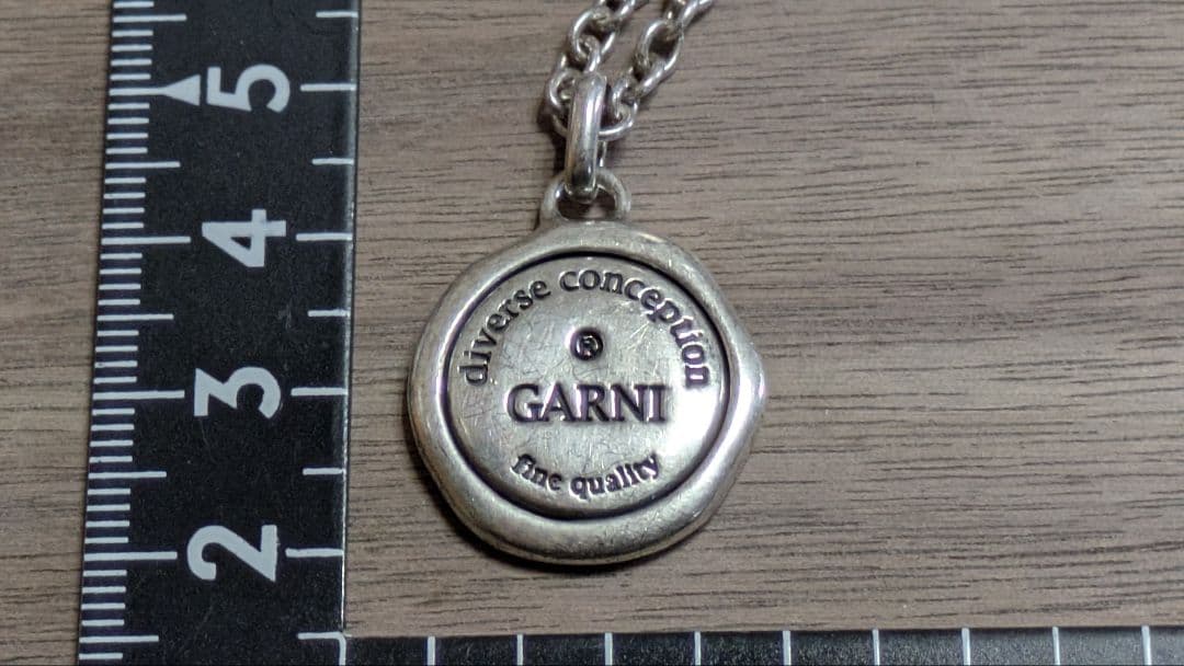 け*ー様 希少 GARNI ロゴネックレス シルバー925