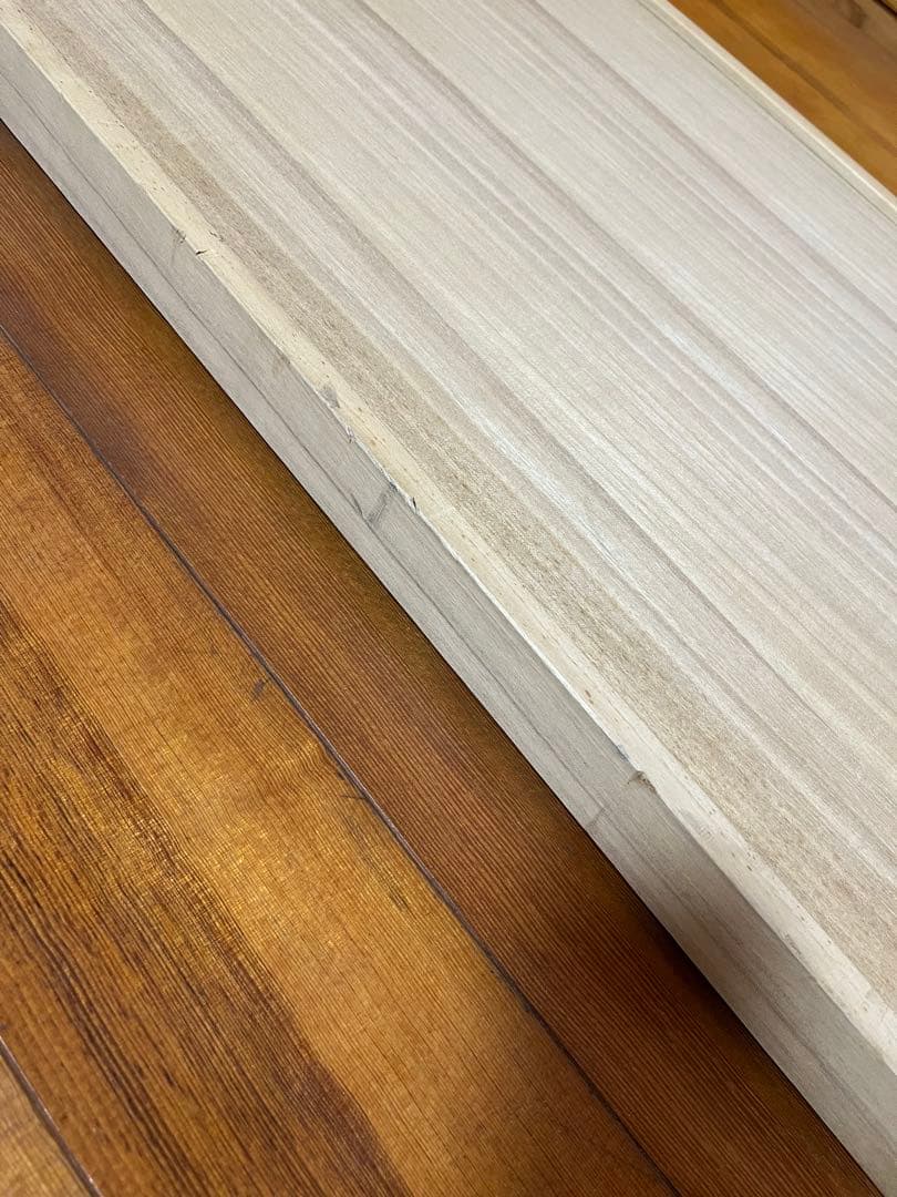桐箱 衣装箱 桐ケース 3段 仕切り付き 蓋つき 着物収納【美品】