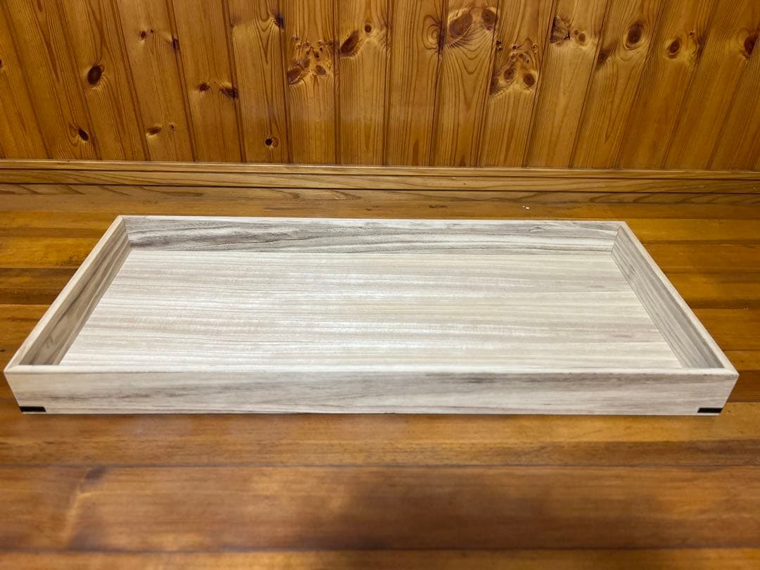桐箱 衣装箱 桐ケース 3段 仕切り付き 蓋つき 着物収納【美品】