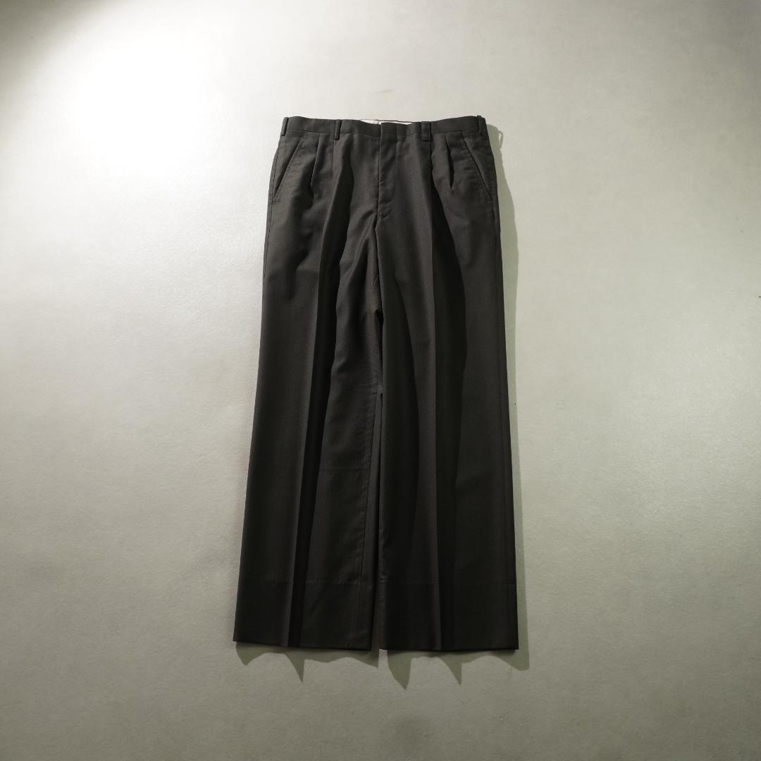90s GIVENCHY ダブルセットスーツ フォーマル カーキ/UW348