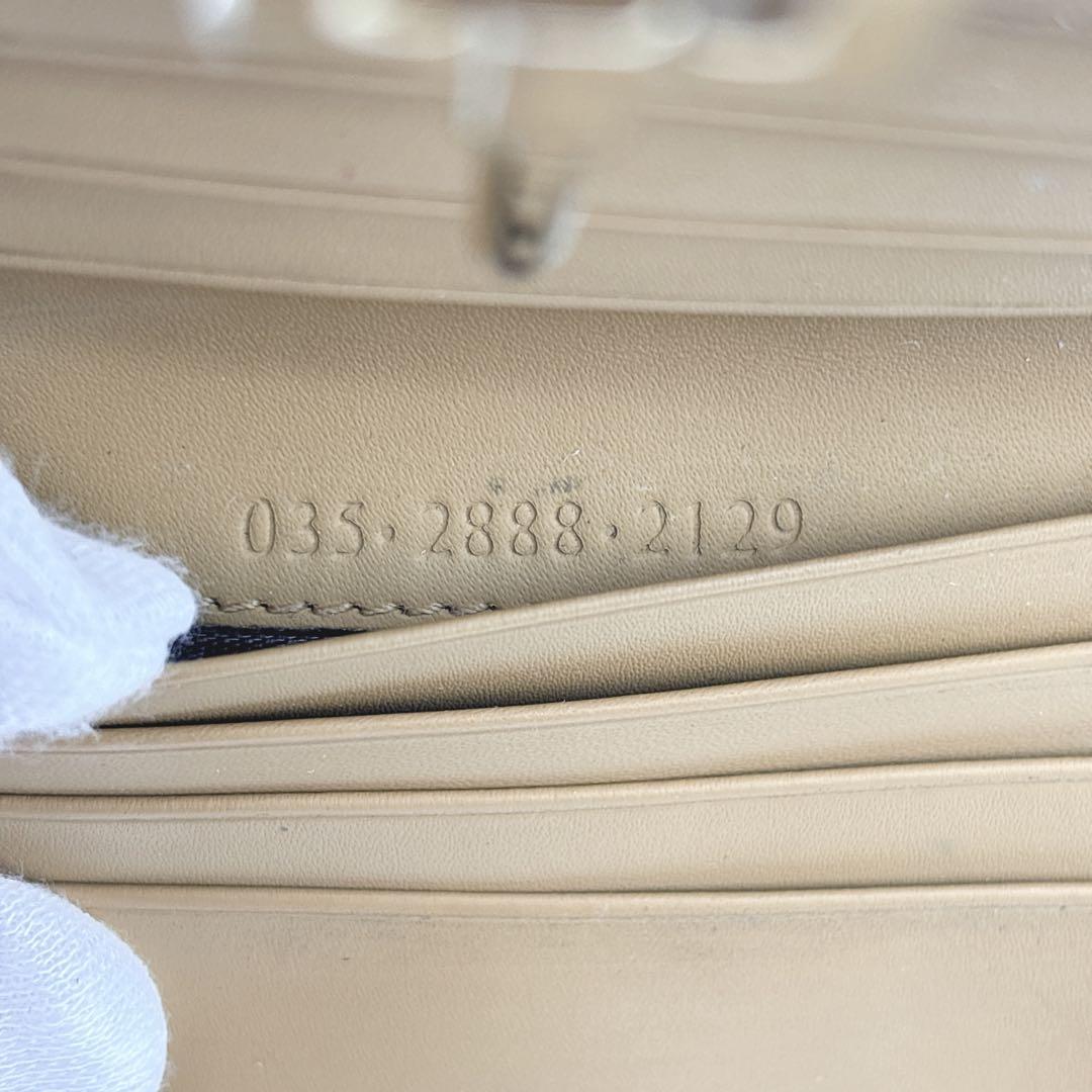 GUCCI GGキャンバス 二つ折り　財布　グッチ　ジャッキー　シェリー　レザー