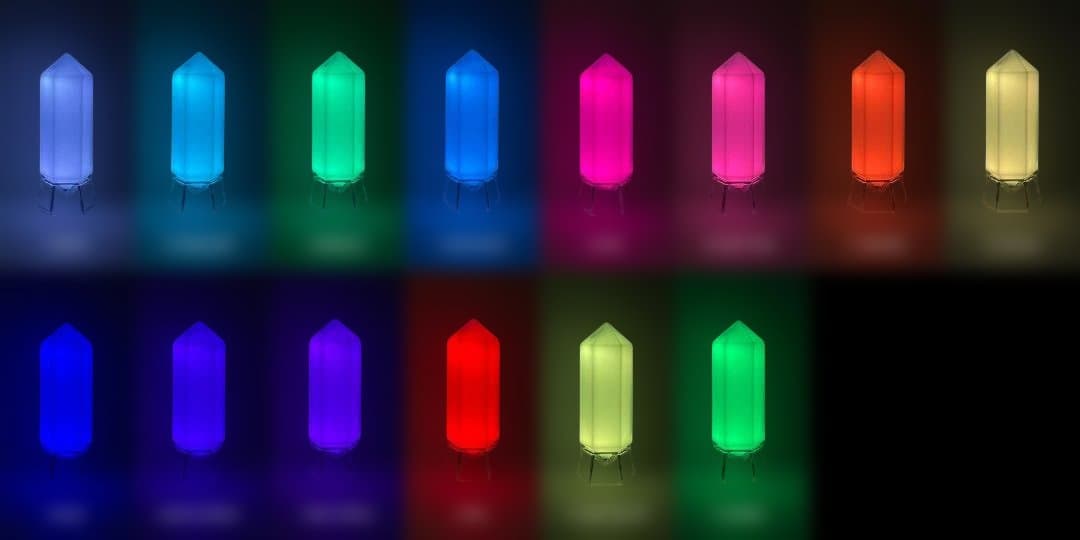 FFXIV 光のクリスタル LEDライト（未開封）【2個セット】