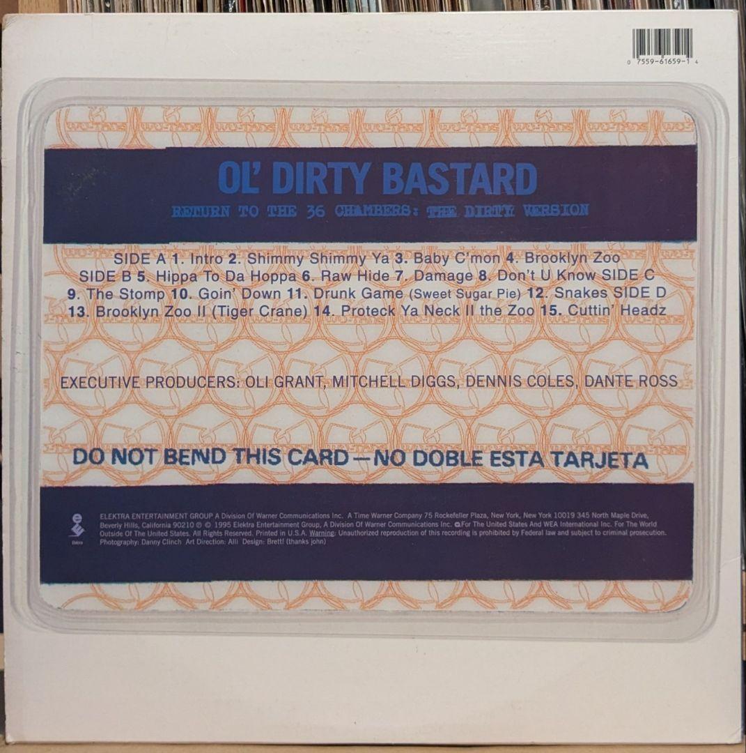 洋楽 Ol' DirtyBastard Return to the36Chambers