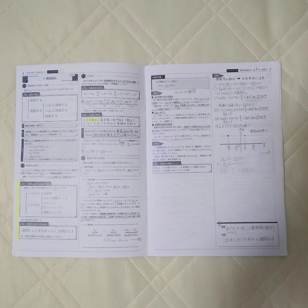 鉄緑会 高2数学Ⅲ 発展講座・実戦講座 通期授業冊子