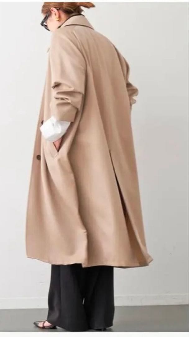 WOOLSILK ギャバトレンチコート　ドゥーズィエムクラス　トレンチコート