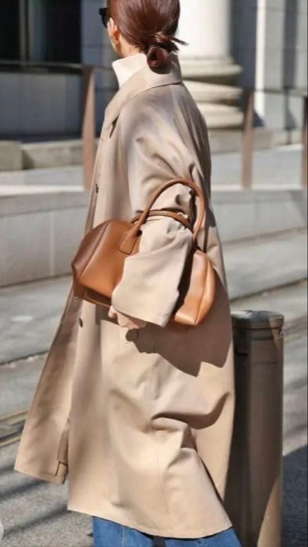 WOOLSILK ギャバトレンチコート　ドゥーズィエムクラス　トレンチコート