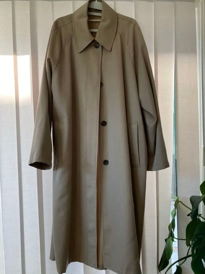 WOOLSILK ギャバトレンチコート　ドゥーズィエムクラス　トレンチコート
