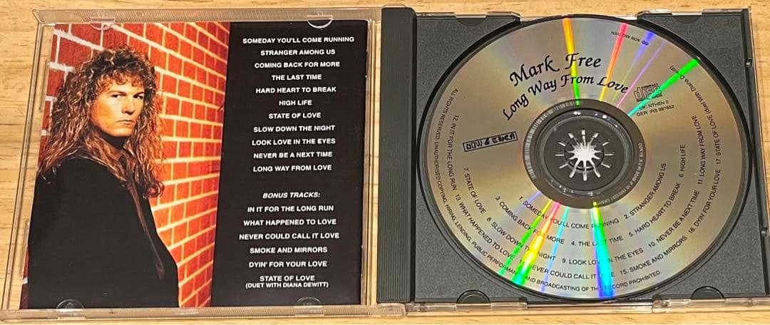 Mark Free - Long Way From Love 93年メロハー名盤
