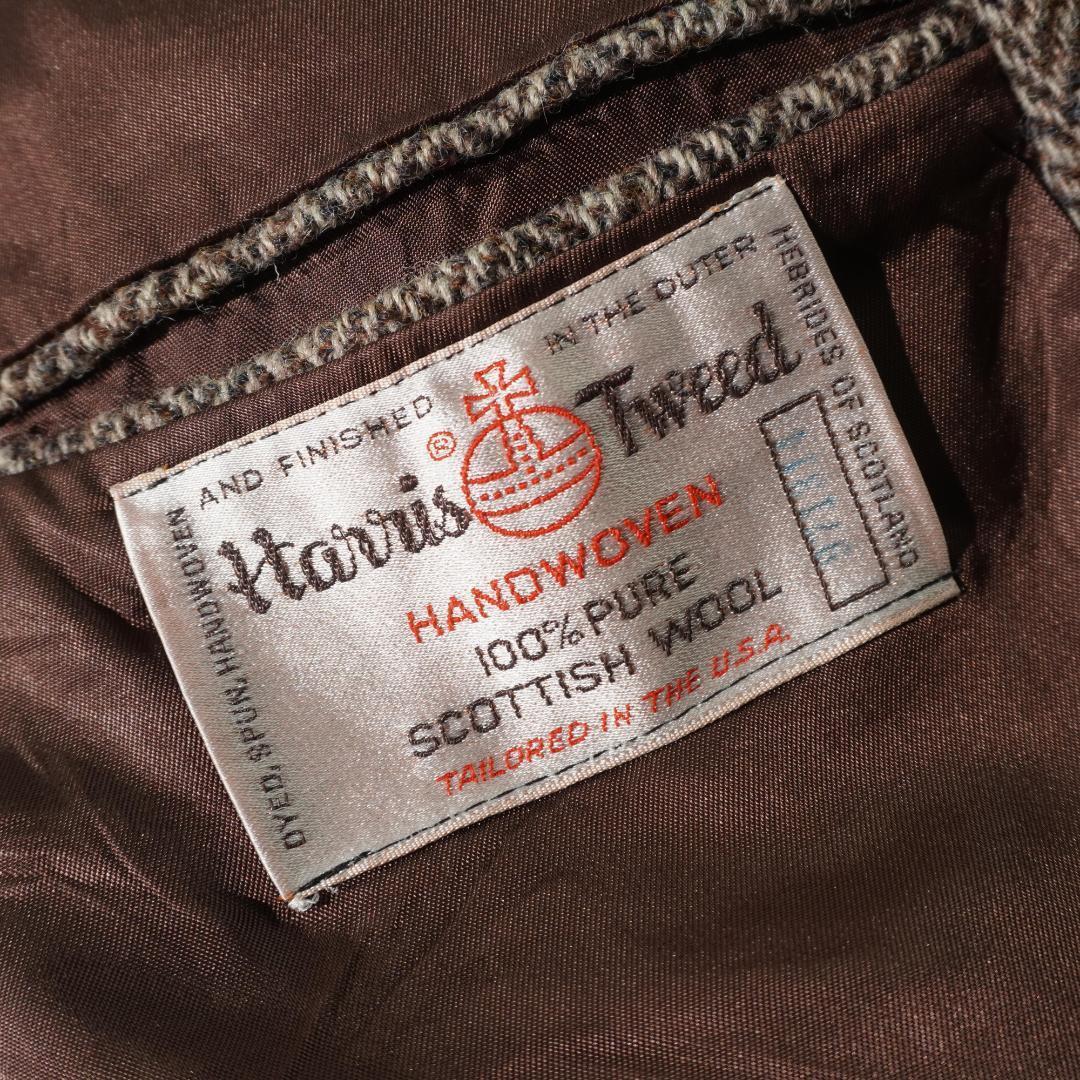 Harris Tweed ヘリンボーン柄シングルテーラードジャケット/UW150