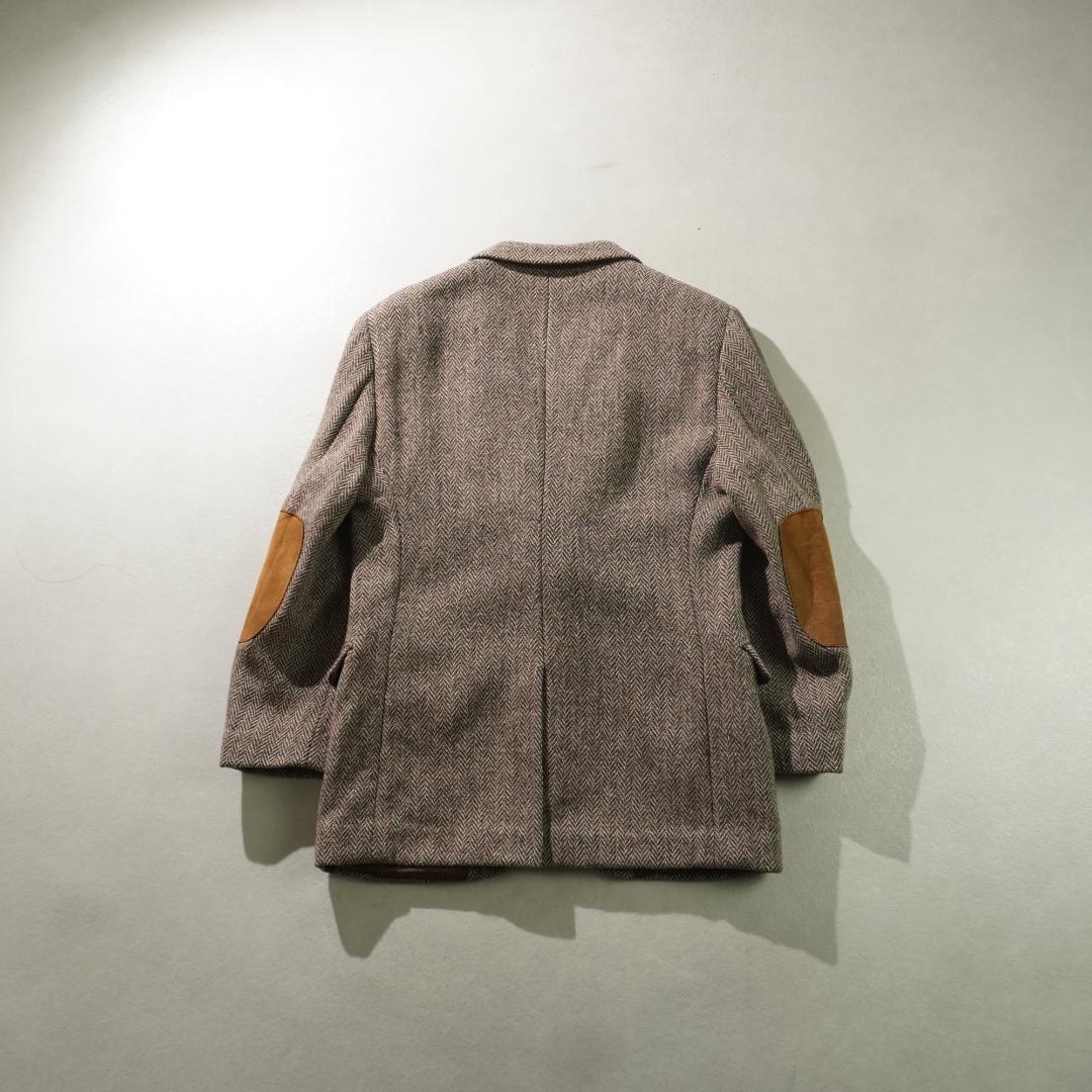 Harris Tweed ヘリンボーン柄シングルテーラードジャケット/UW150