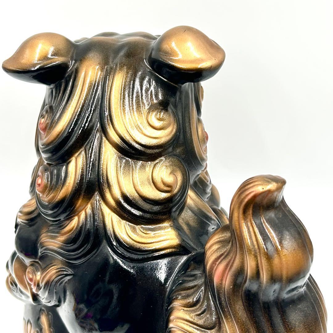 九谷焼 玉乗り獅子 陶器 工芸品 狛犬 開運 縁起物 魔除け