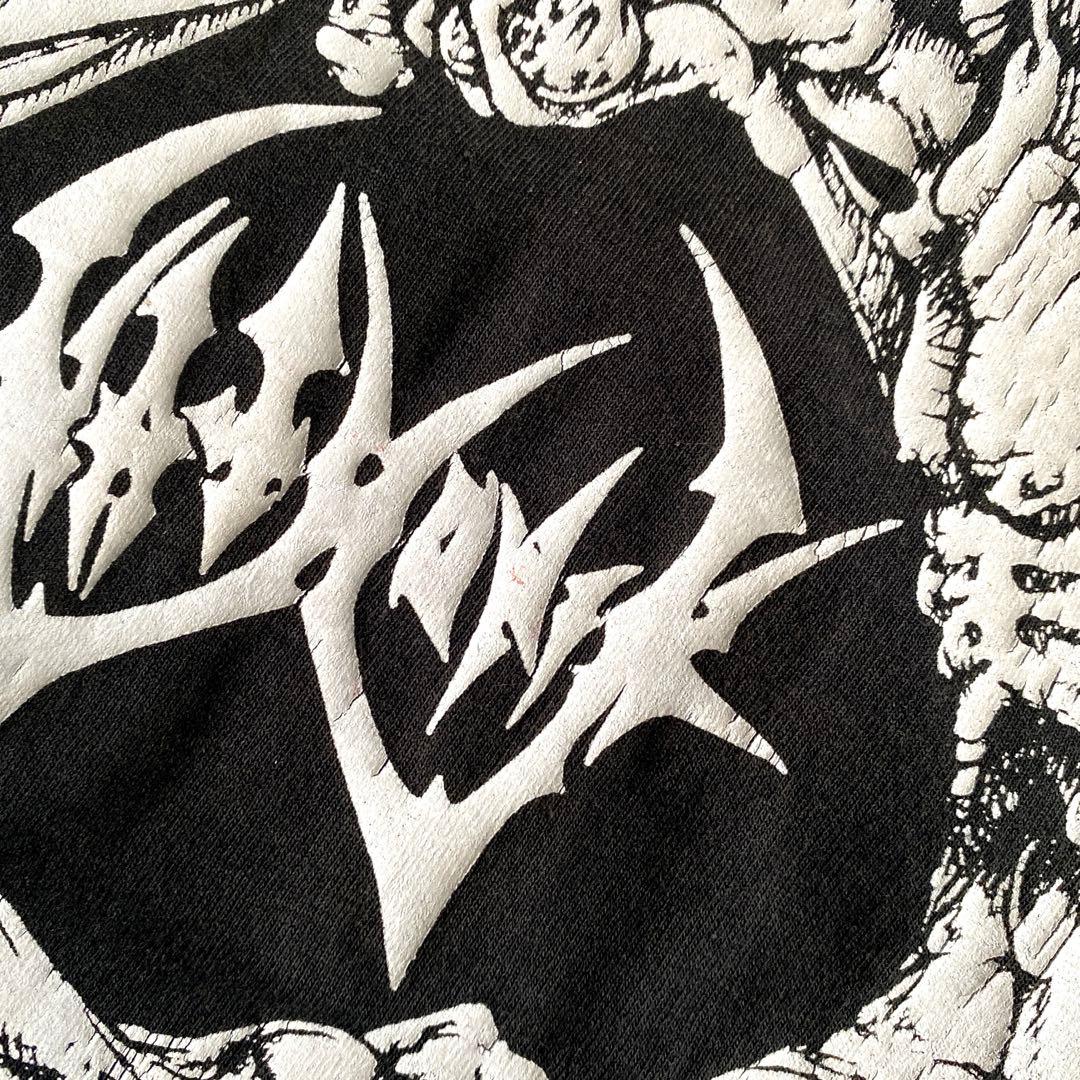 悶絶アートワーク 80s 90s Tシャツ USA製 黒 ブラック XL