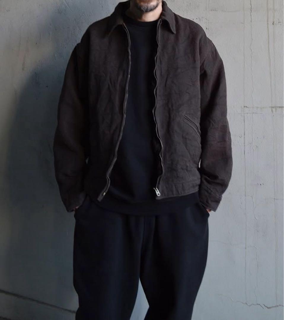 26SS COMOLI ヘンプダック ジップショートジャケット（サイズ2）