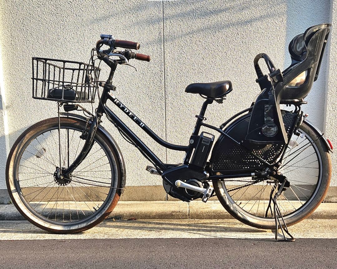 ハイディーII ♪ブリジストン♪電動アシスト自転車♪黒 HYDEE II♪リア