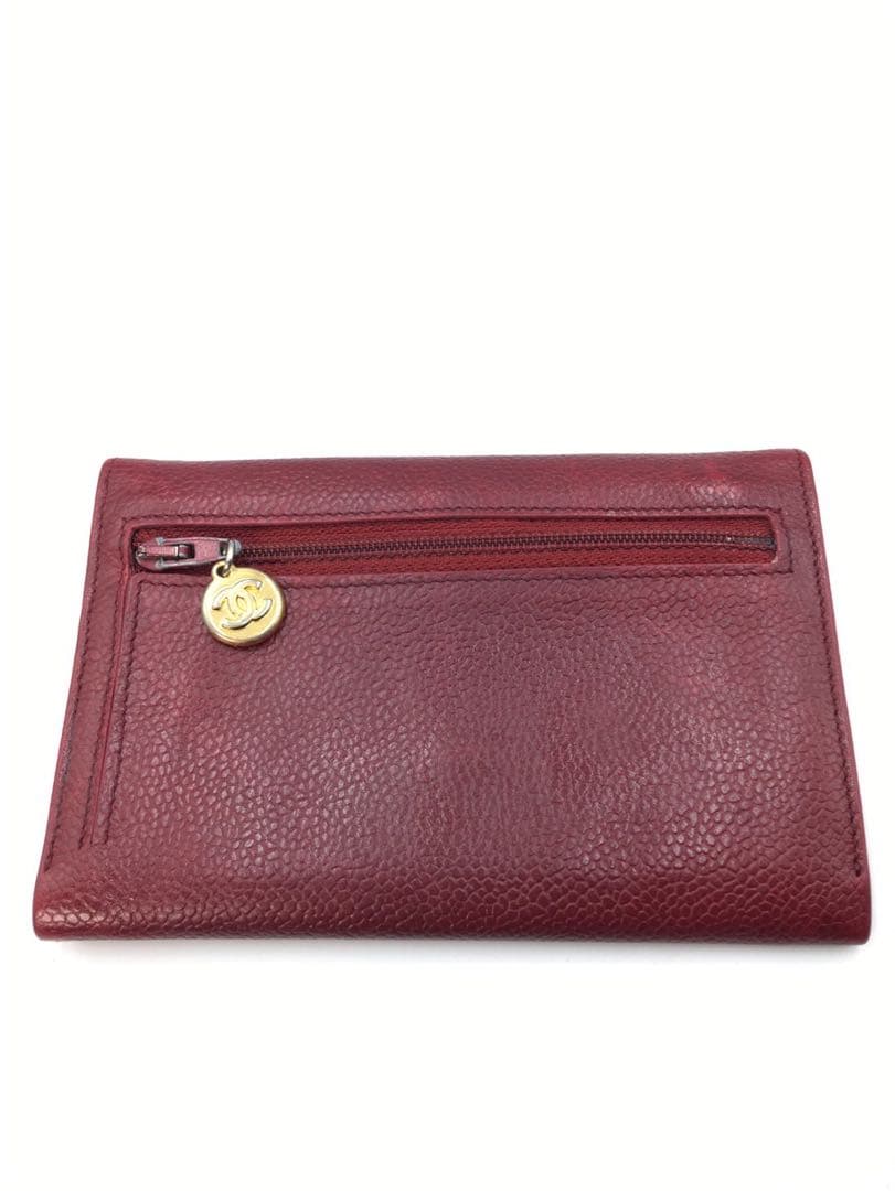 シャネル　CHANEL キャビアスキン　財布