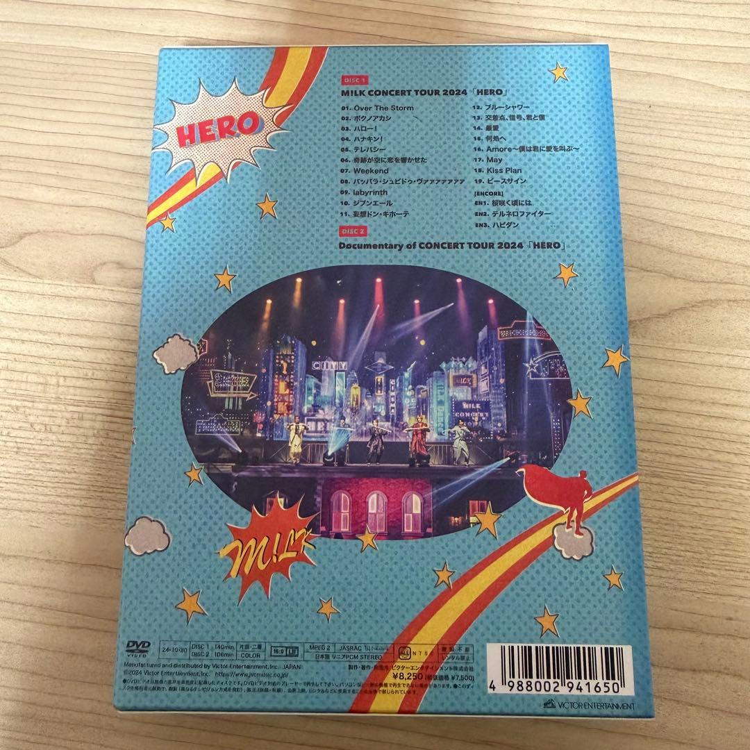 M!LK CONCERT TOUR 2024 HERO 初回限定盤DVD