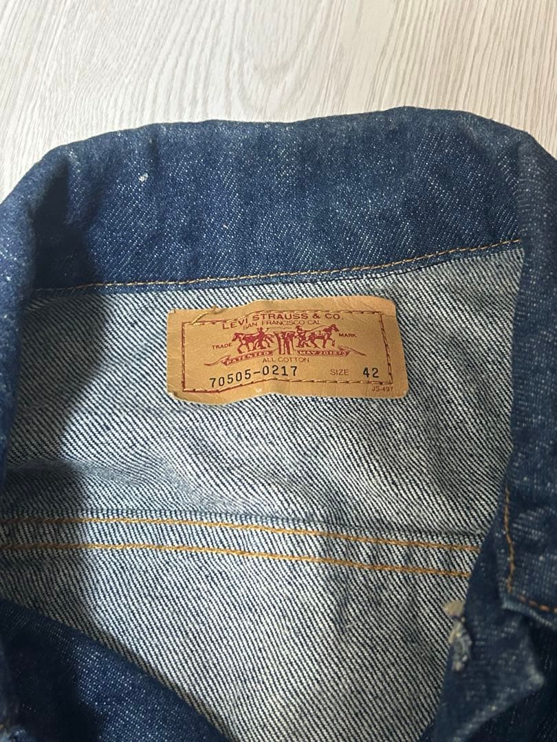 y*3様 Levi's 4th デニムジャケット 裏H07刻印 70505-02