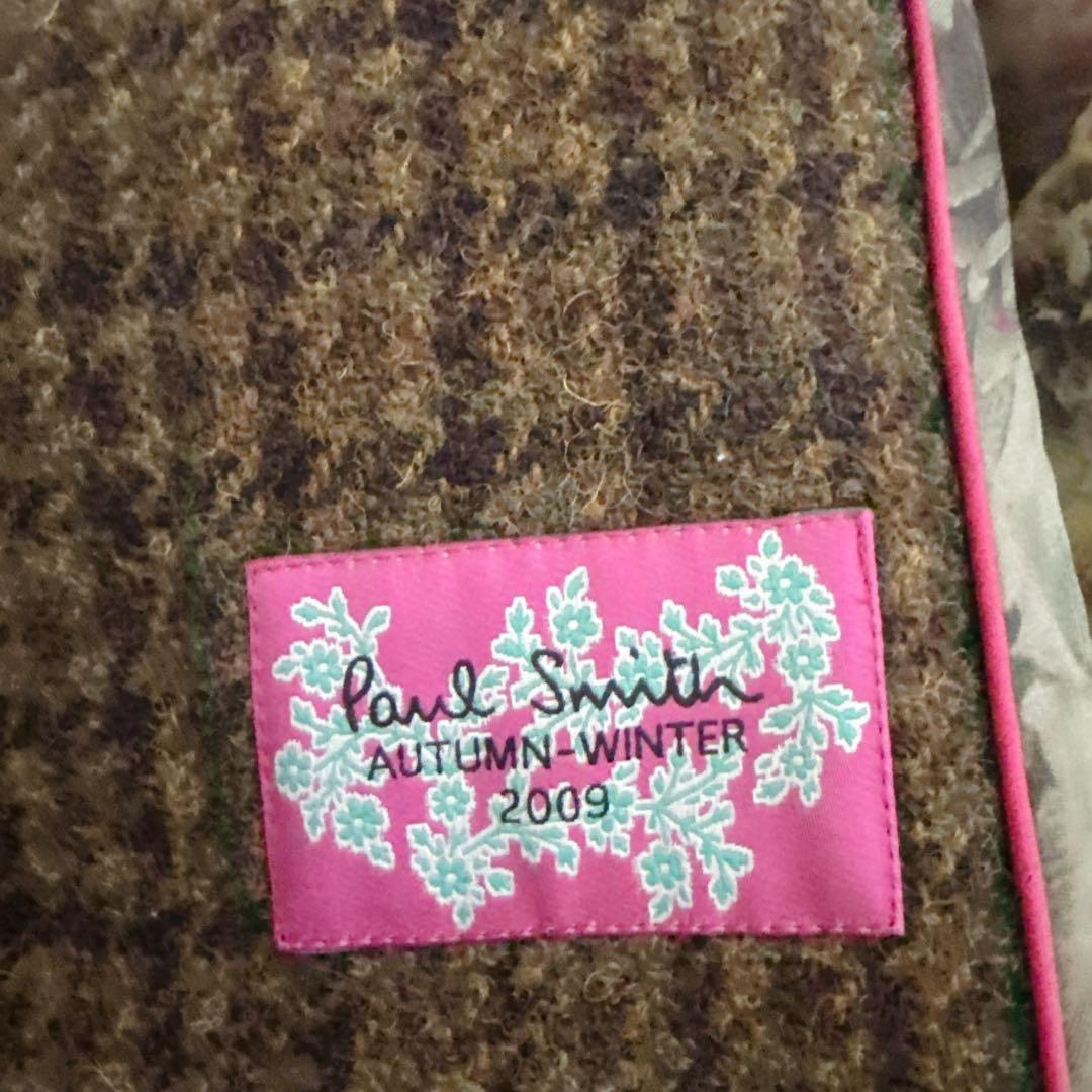 ✨Paul Smith✨レディース ウール ロングコート 裏地総柄 花柄 40
