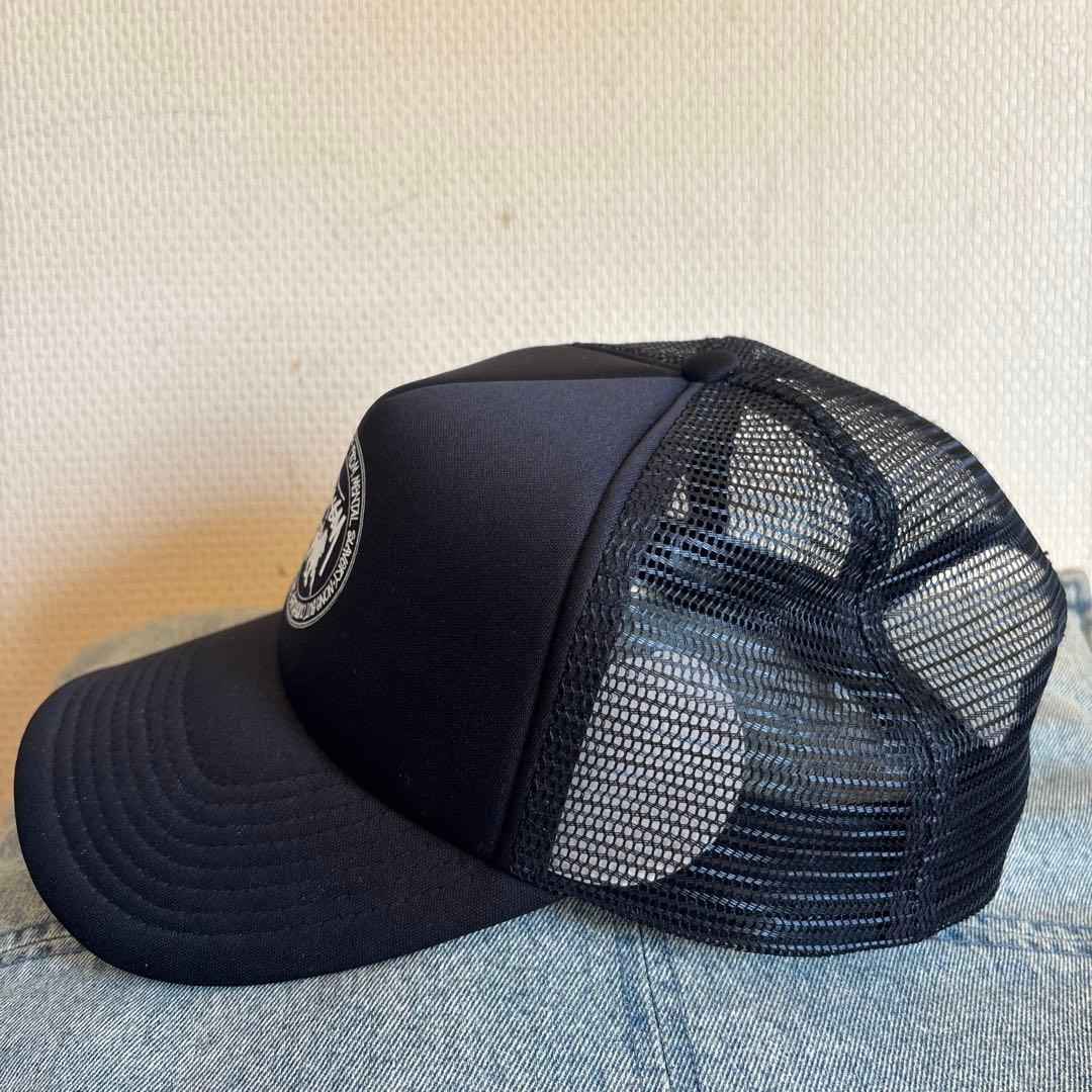 STUSST トラッカーメッシュスナップバックキャップ　ブラック