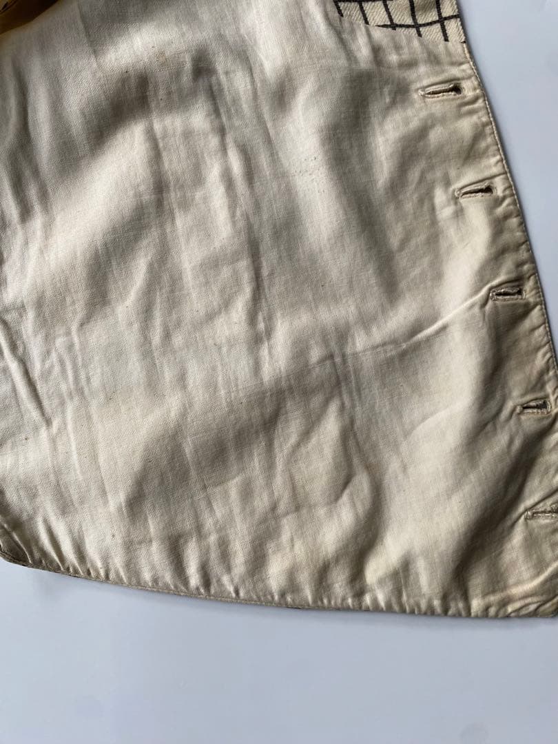 30s vintage ベスト USA製 ヴィンテージ ウール 針刺し フレンチ