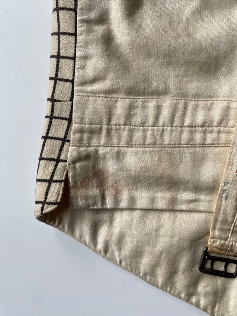 30s vintage ベスト USA製 ヴィンテージ ウール 針刺し フレンチ