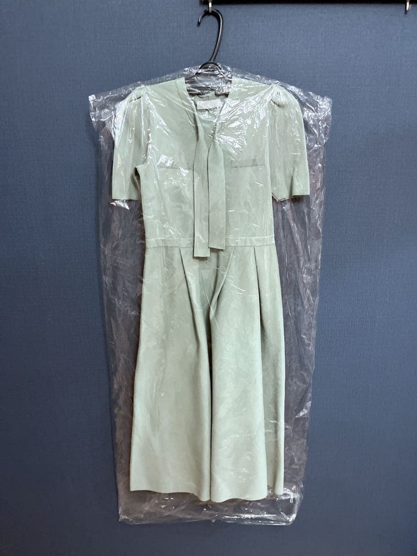 CELFORD ボウタイニットワンピース