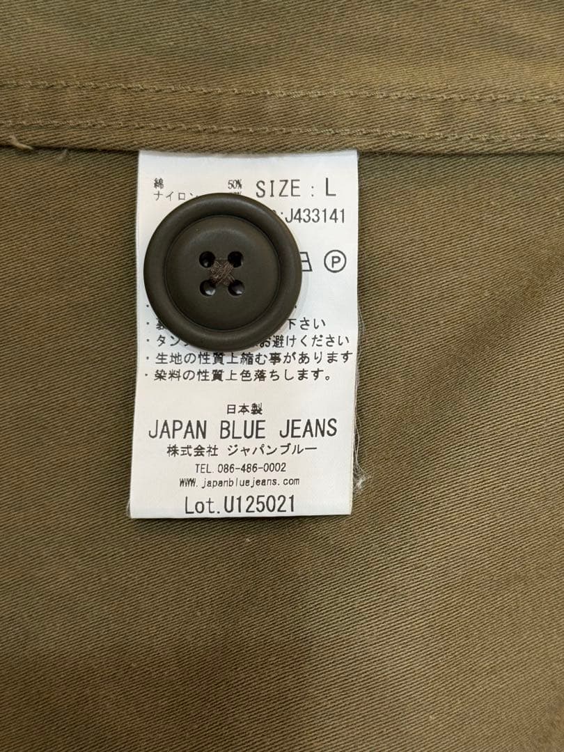 JAPAN BLUE JEANS モッズコート Lサイズ オリーブ