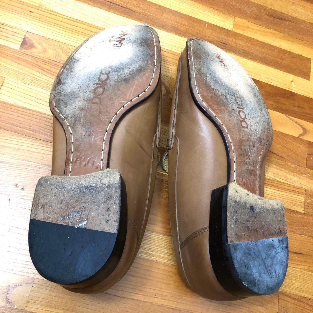DOLCE & GABBANA レザーモカシン