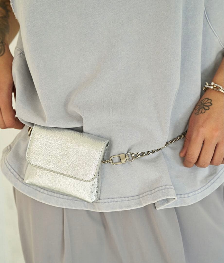 新作《YENN》 CHAIN BELT POUCH チェーンベルトポーチ