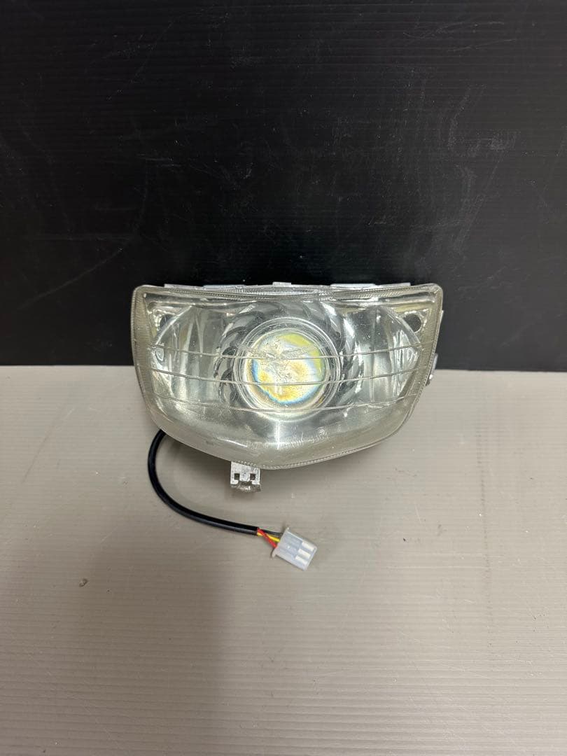 アドレスV125G 紫白イカリングヘッドライト LED CF46A CF4EA