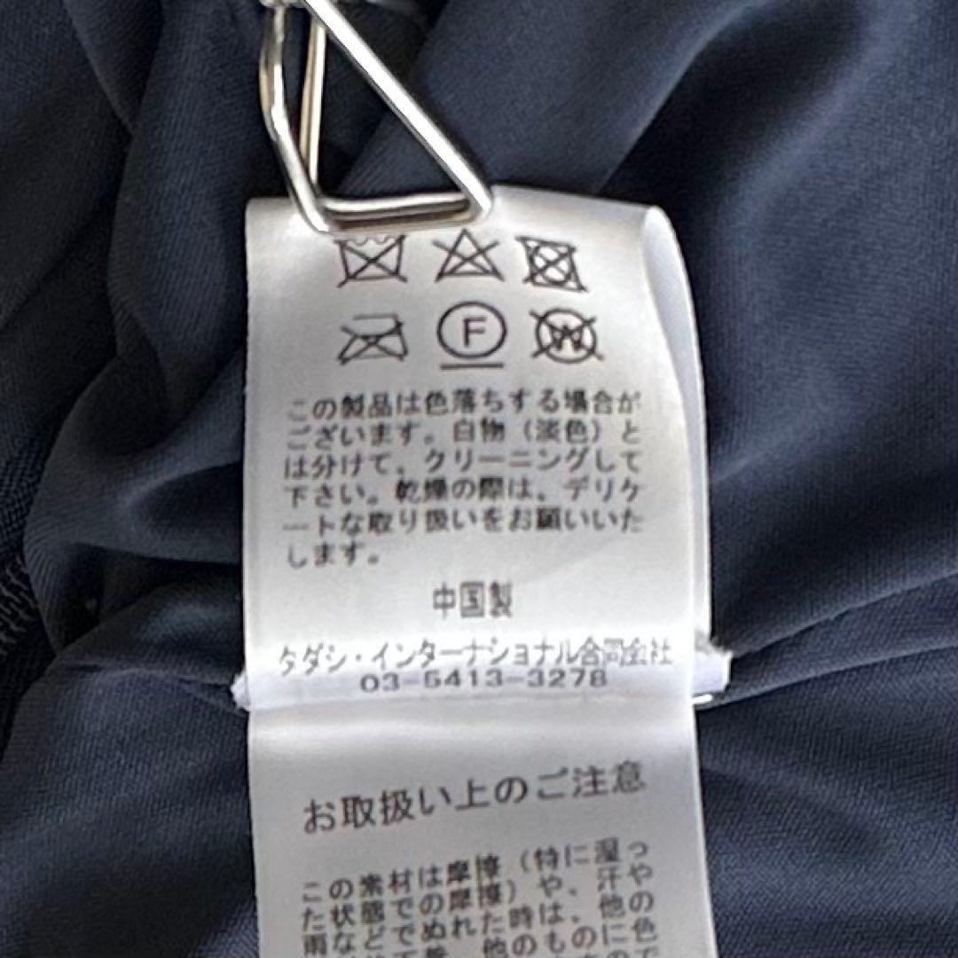 タダシショージ フラワー 花柄 レース タイト ドレス ワンピース 0 ネイビー