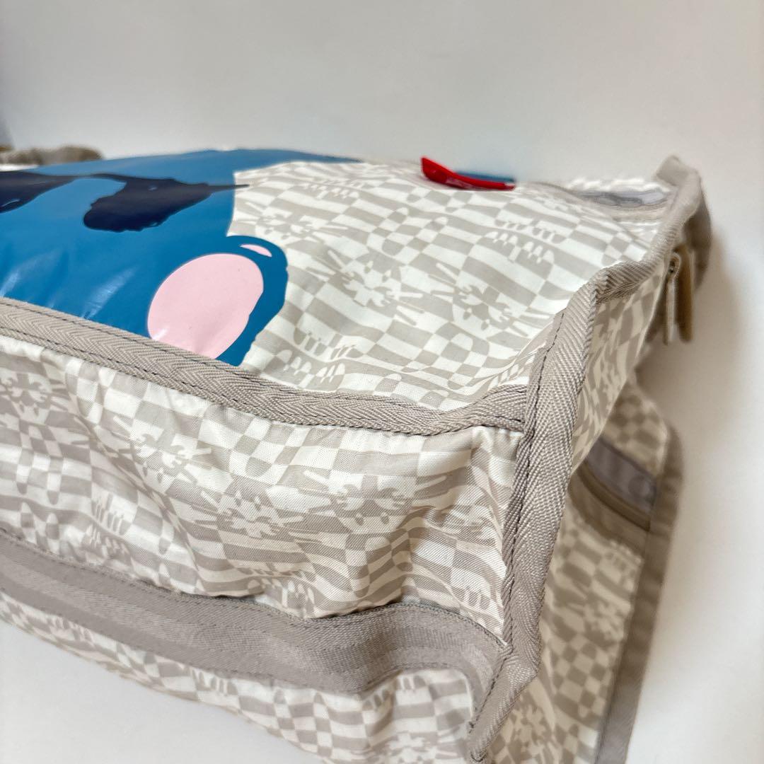 【Le Sportsac】極美品 2way コラボ ラビット白 ボストンバッグ