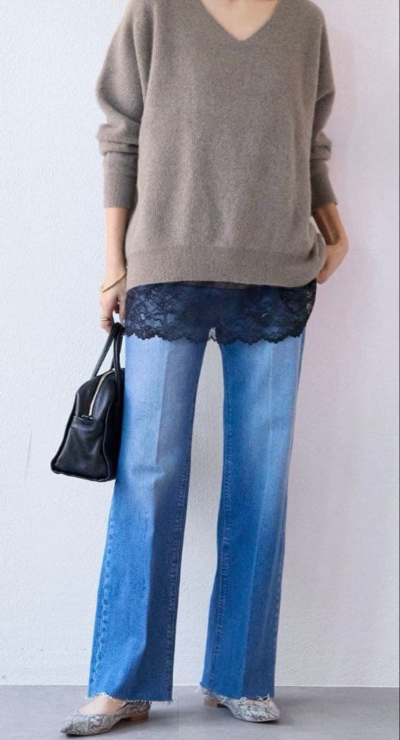 【新品】センタープレスデニム
