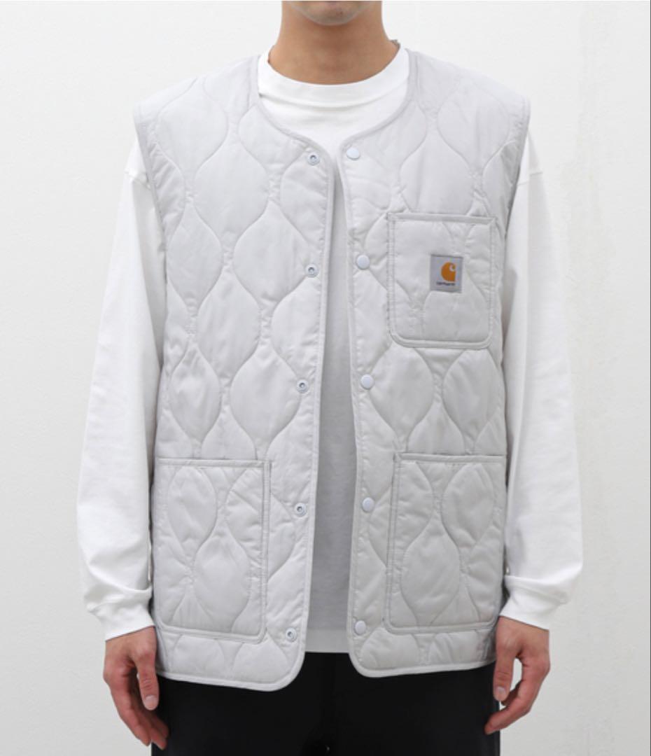Carhartt WIP グレー キルティング ベスト L