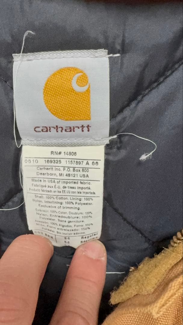 四*目様 Carhartt トラディショナルコート　キャラメル　※値下げ交渉承り