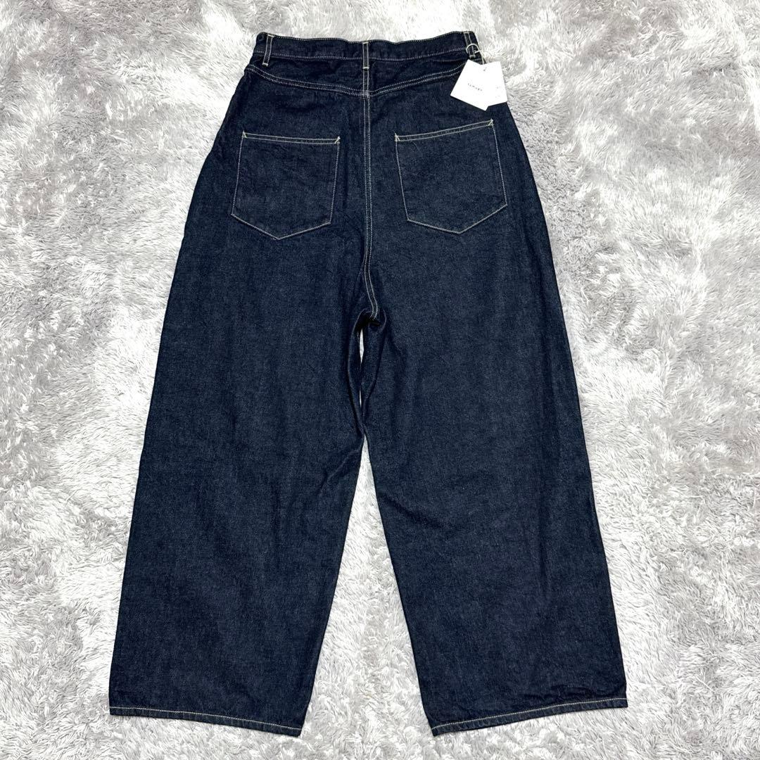 新品未使用 タグ付き ★tumugu 12ozヴィンテージ デニムワイドパンツ