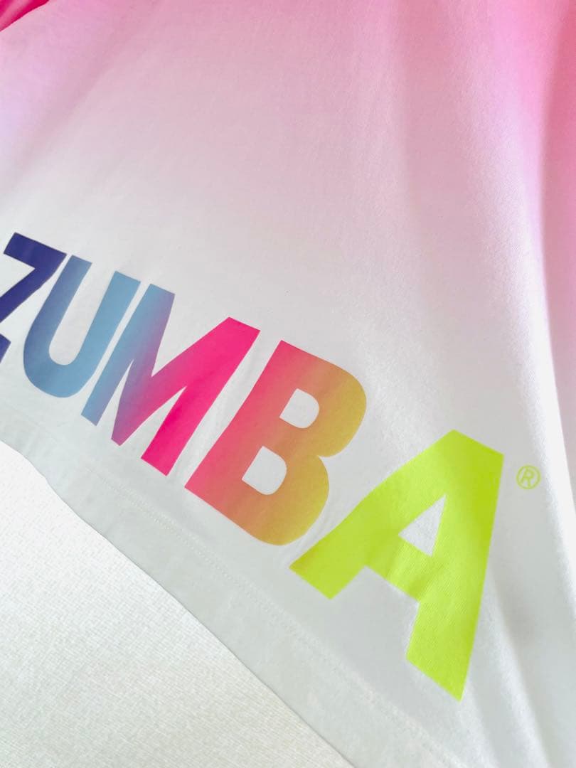 ZUMBA2026新作 パステルオーバーサイズドボクシークロップトップス(S)