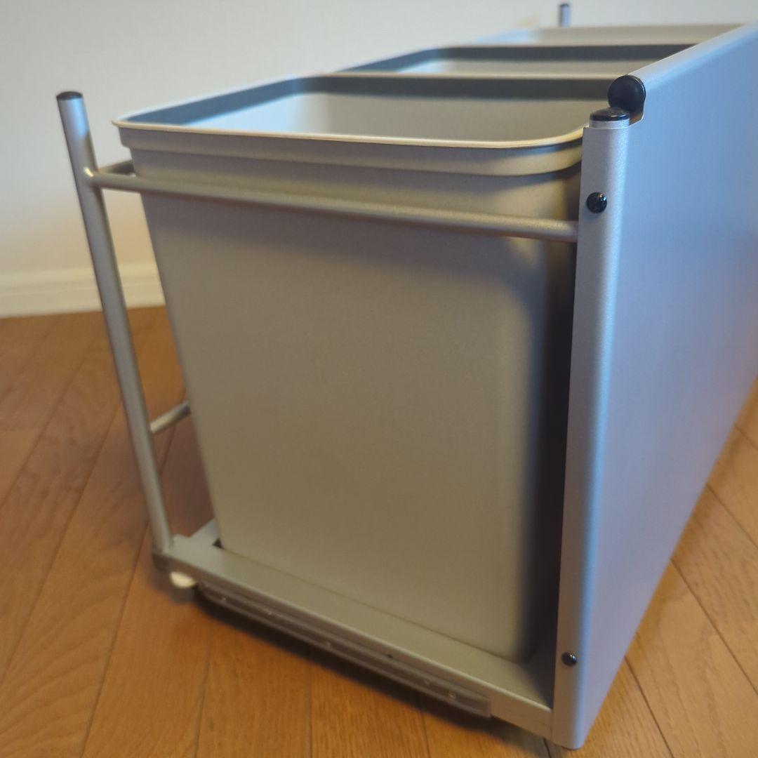 最終価格　クリナップ　家電収納下リサイクルゴミワゴン　間口90cm　ダストカーゴ