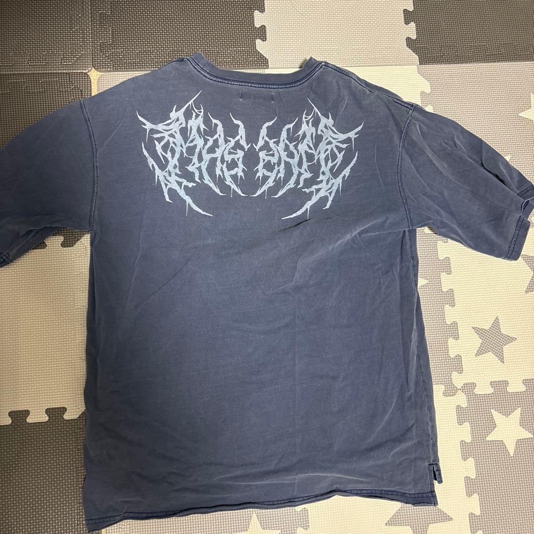 ピ*認様 ガルフィーGALFY 染め染めわんちゃんダメージTシャツ中型犬　L セ
