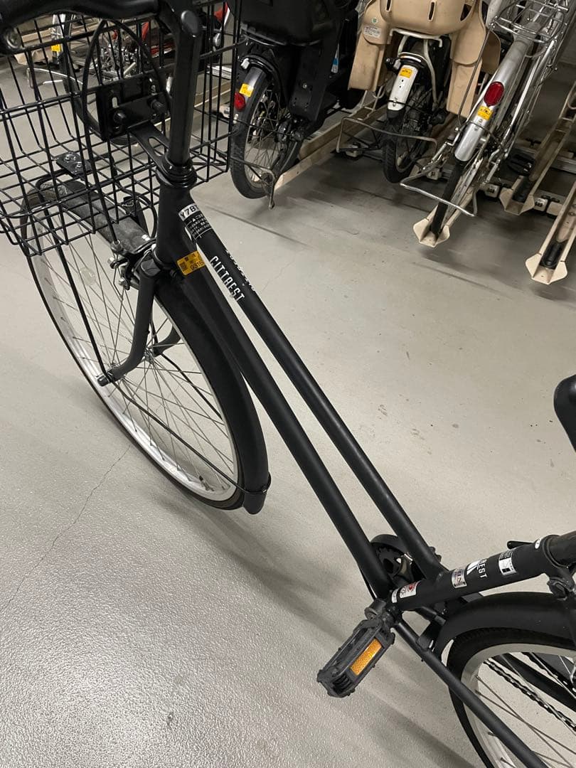 自転車 シティサイクル ブラック 直接引取り(東京都内 湾岸エリア近辺)