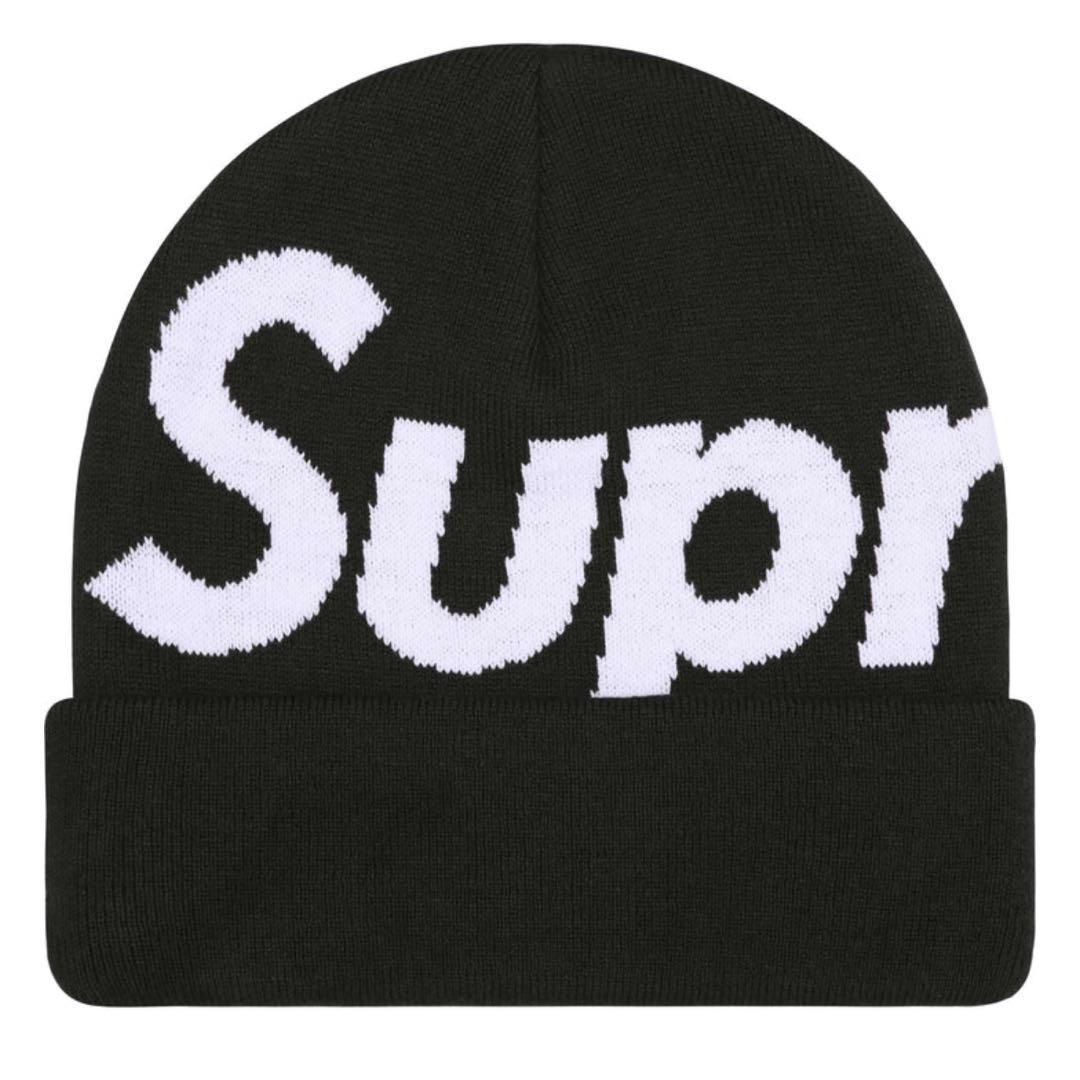 Supreme Big Logo Beanie Black シュプリーム