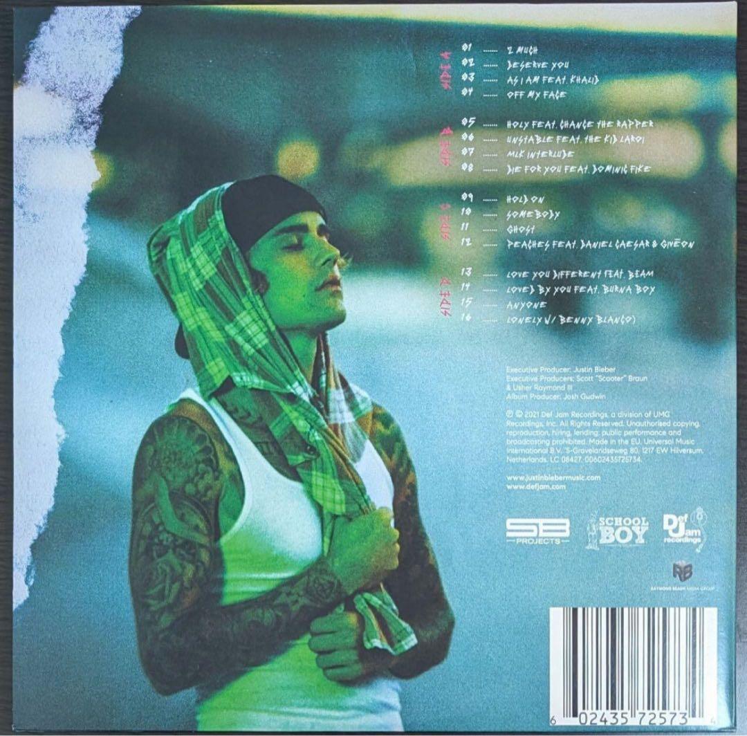 Justin Bieber Justice レコード