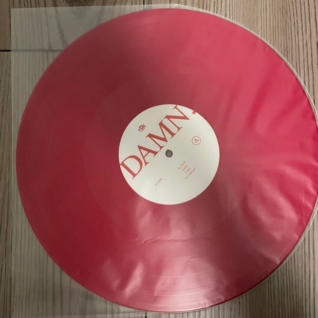 Kendrick Lamar DAMN. クリアレッドレコード　サイン入り
