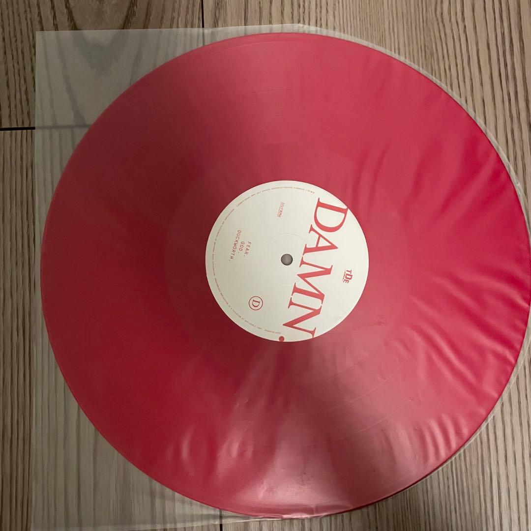Kendrick Lamar DAMN. クリアレッドレコード　サイン入り