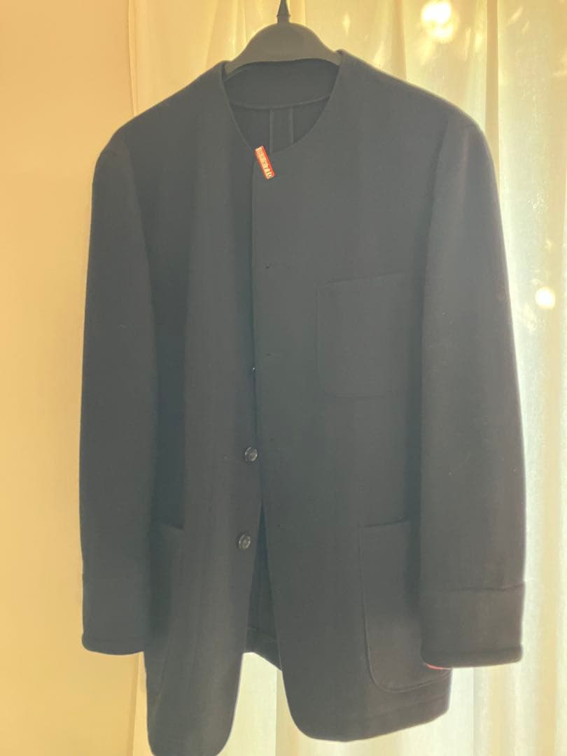 y's フォーメン　ノーカラージャケット　サイズSですがMぐらい